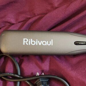 Ribivaul Ceramic All In 1 Hair Straightener Curling Iron Styler KF-537 110-220V